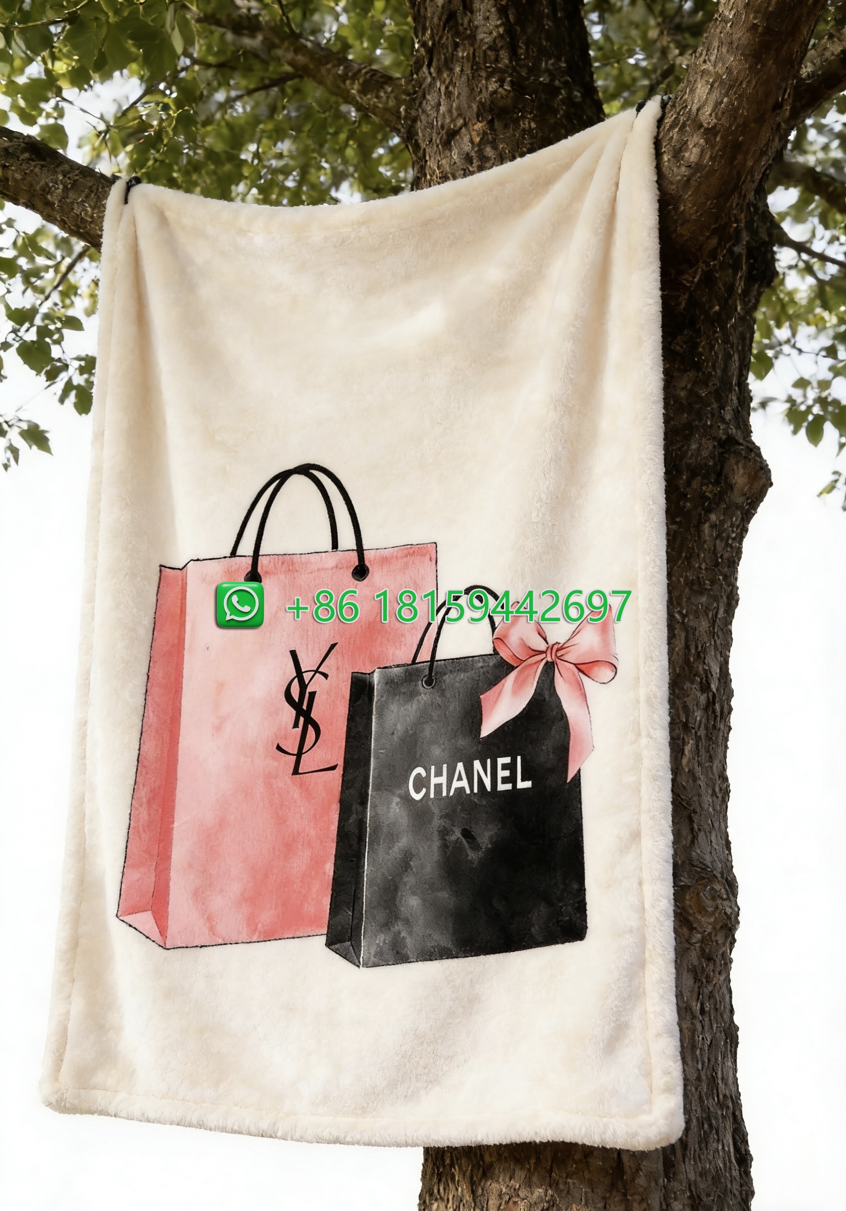 Chanel Throw Blankets